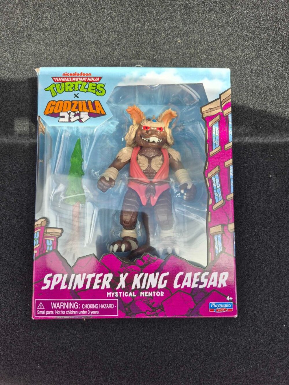 Splinter X King Caesar TMNT Ninja Turtles X Godzilla Figure